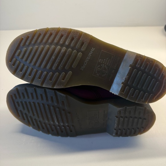 Dr. Martens Vintage Purple Leather Boots - Made in England - Picture 4 of 4